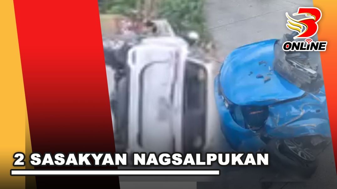 ⁣2 sasakyan nagsalpukan