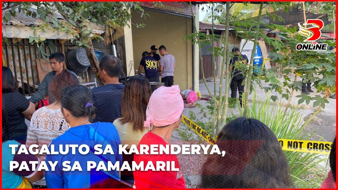 Tagaluto sa karenderya, patay sa pamamaril