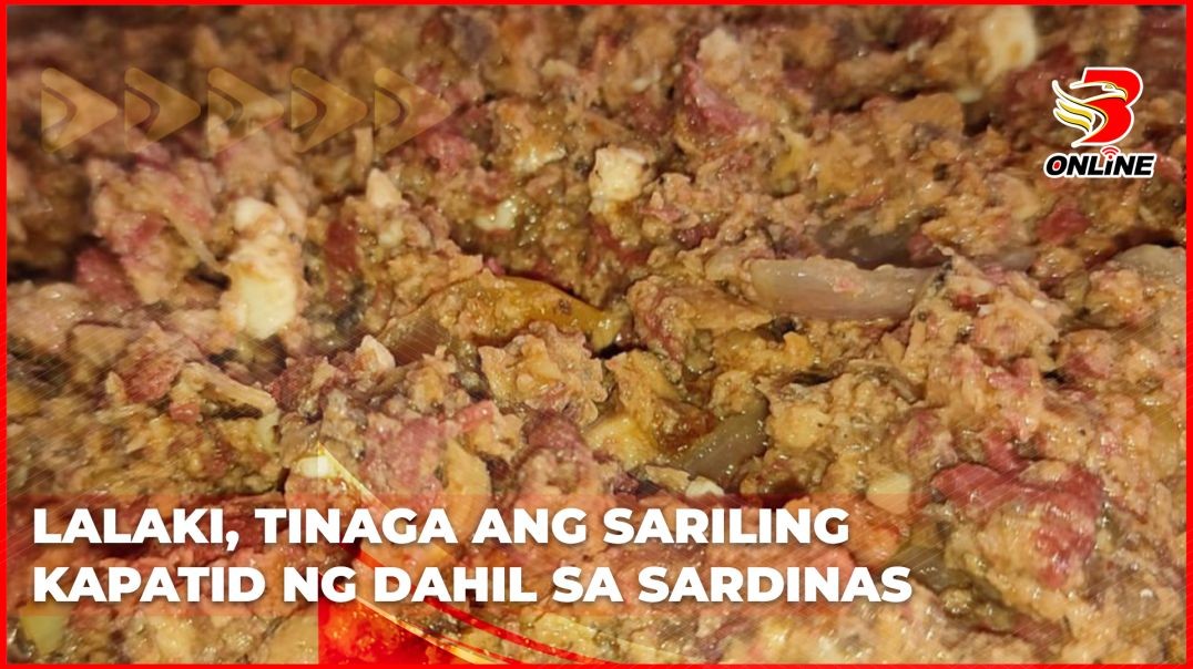 Lalaki, tinaga ang sariling kapatid ng dahil sa sardinas