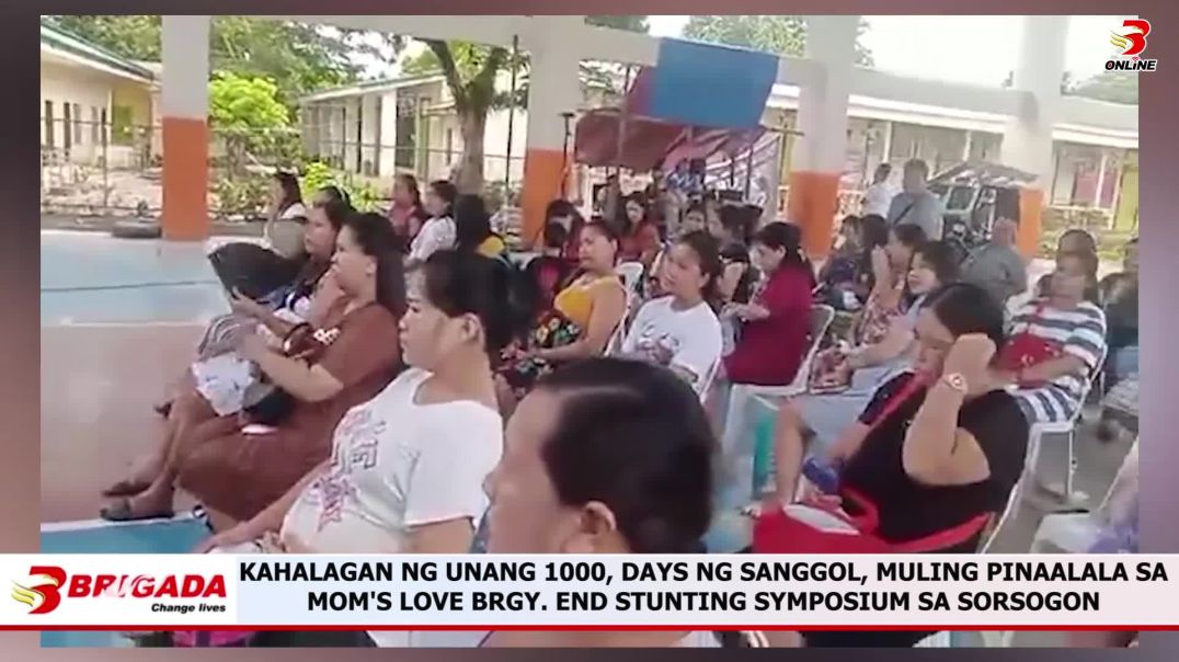 Kahalagan ng unang 1000, days ng sanggol, muling pinaalala sa mom's love brgy. End stunting sym