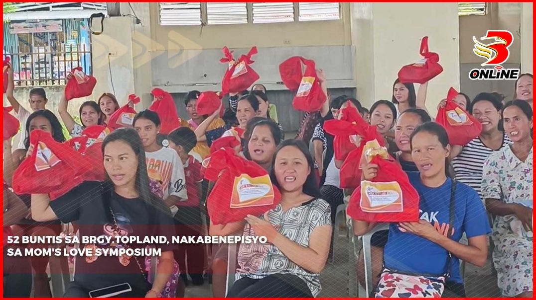 52 buntis sa Brgy.Topland, nakabenepisyo sa Mom's Love Symposium