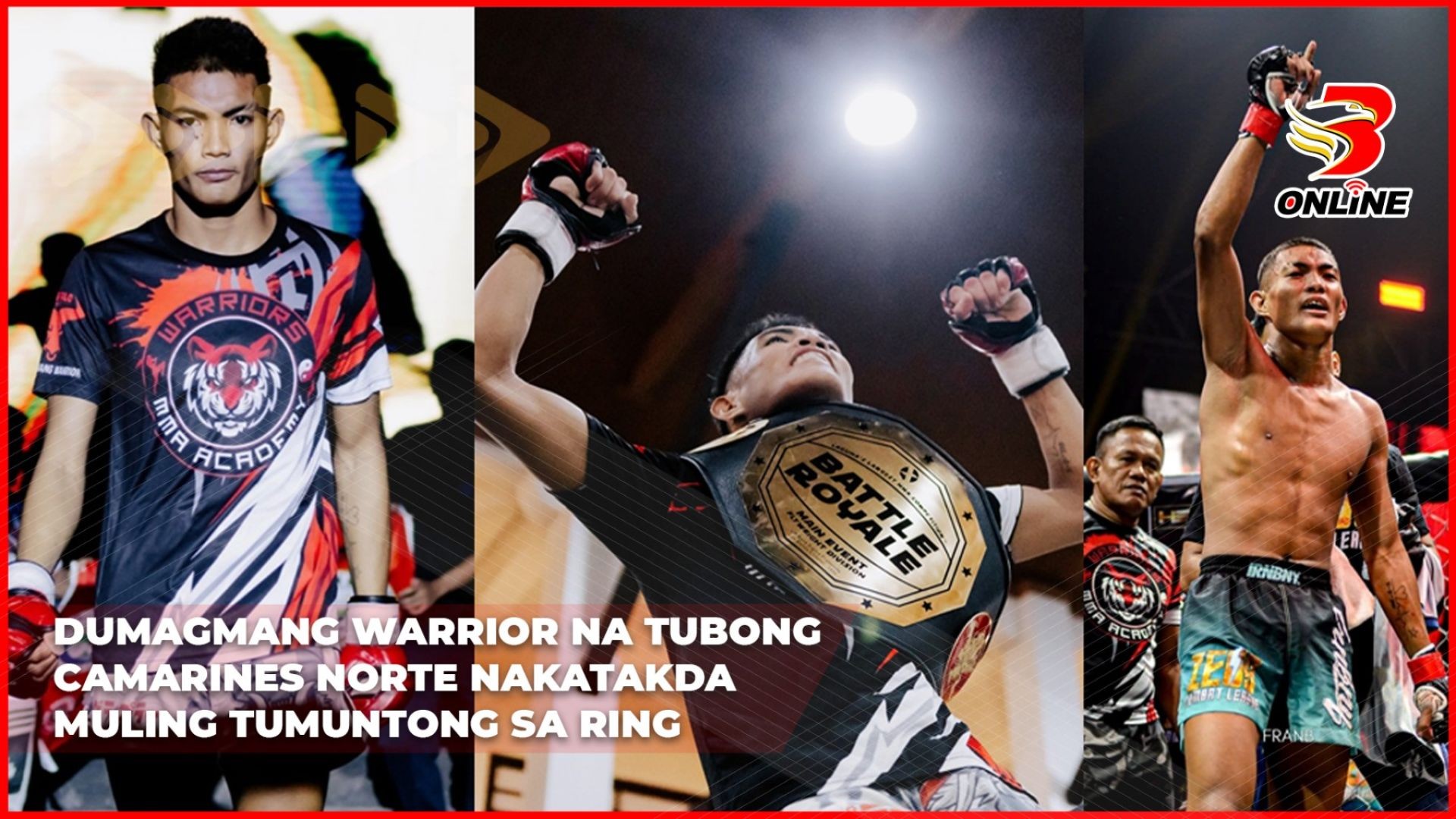 Dumagmang Warrior na si Jayson Miralpez na tubong Camarines Norte nakatakda muling tumuntong sa ring