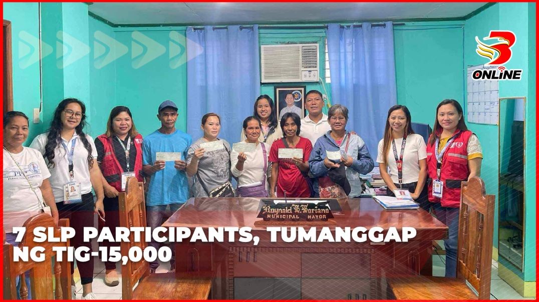 7 SLP participants, tumanggap ng tig-15,000