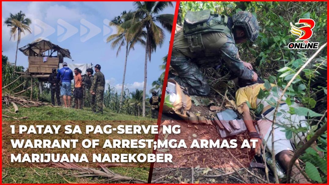 1 patay sa pag-serve ng warrant of arrest; Mga armas at marijuana narekober