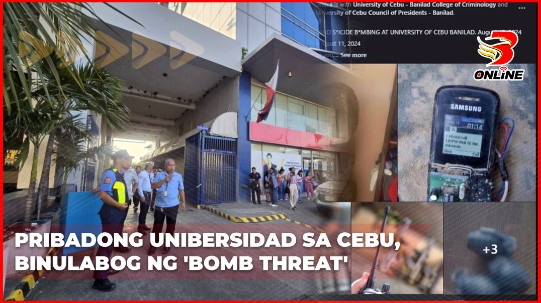 Pribadong unibersidad sa Cebu, binulabog ng 'bomb threat'