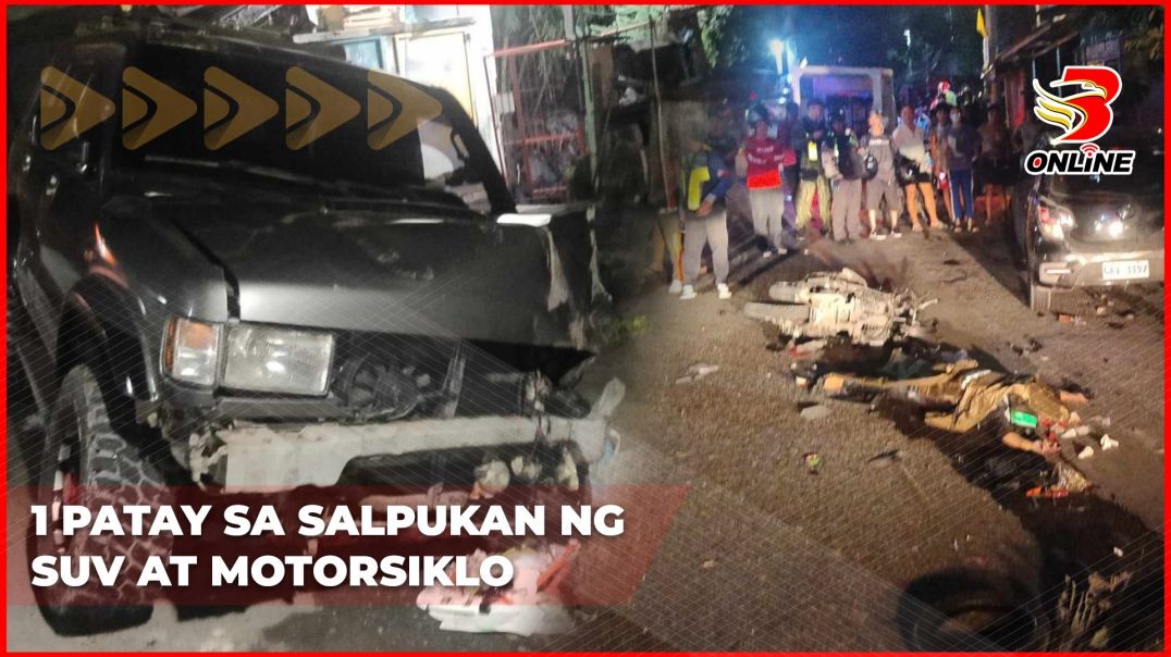 1 patay sa salpukan ng SUV at motorsiklo