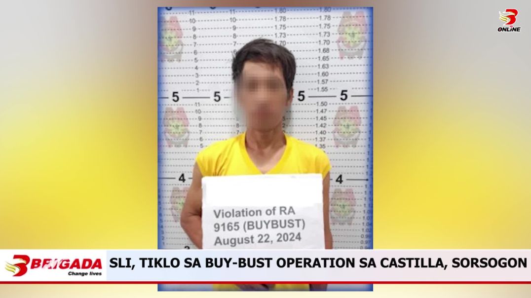 SLI, tiklo sa buy-bust operation sa Castilla, Sorsogon
