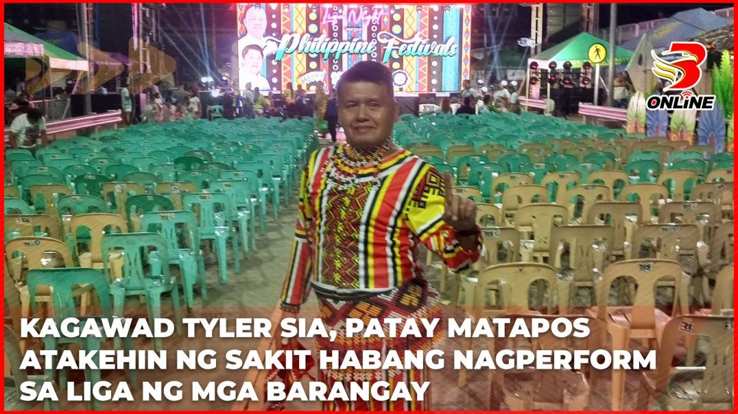 Kagawad Tyler Sia, patay matapos atakehin ng sakit habang nag-perform sa Liga ng mga Barangay