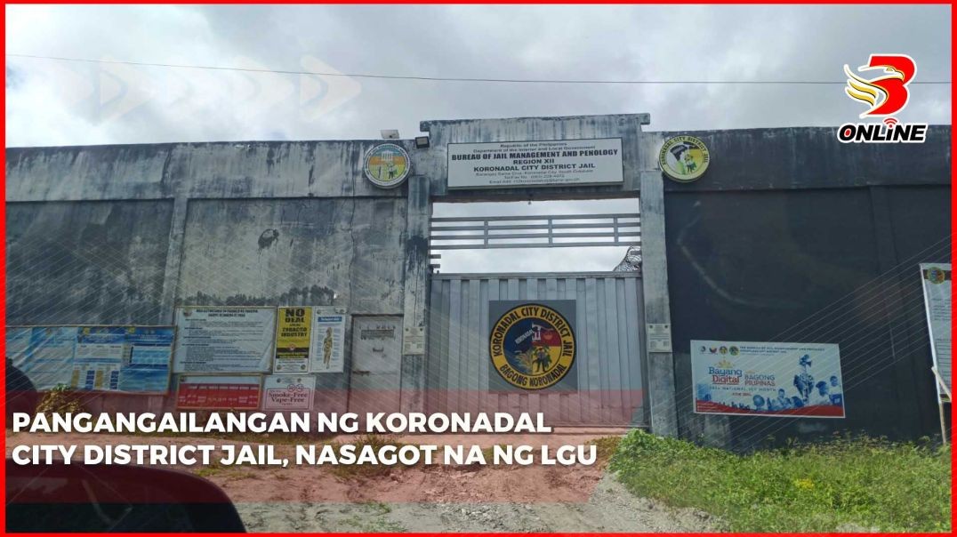 Pangangailangan ng Koronadal City District Jail, nasagot na ng LGU mike