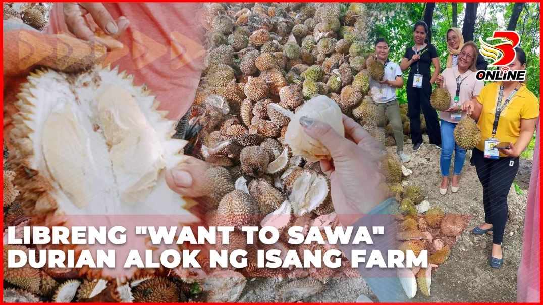 Libreng "want to sawa" durian alok ng isang farm