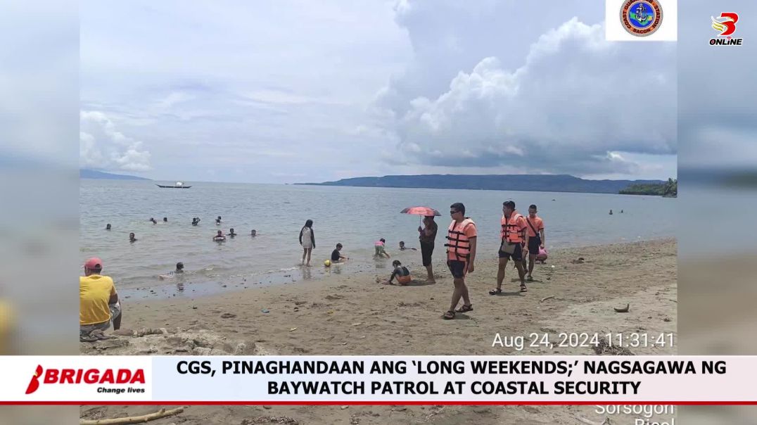 CGS, pinaghandaan ang ‘long weekends;’ nagsagawa ng baywatch patrol at coastal security