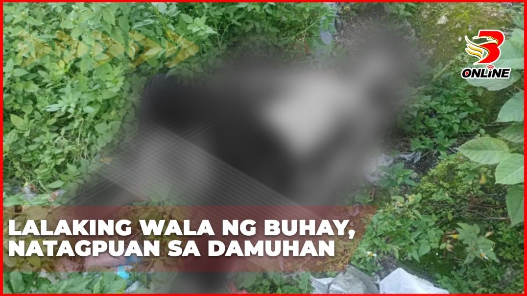 Lalaking wala ng buhay, natagpuan sa damuhan