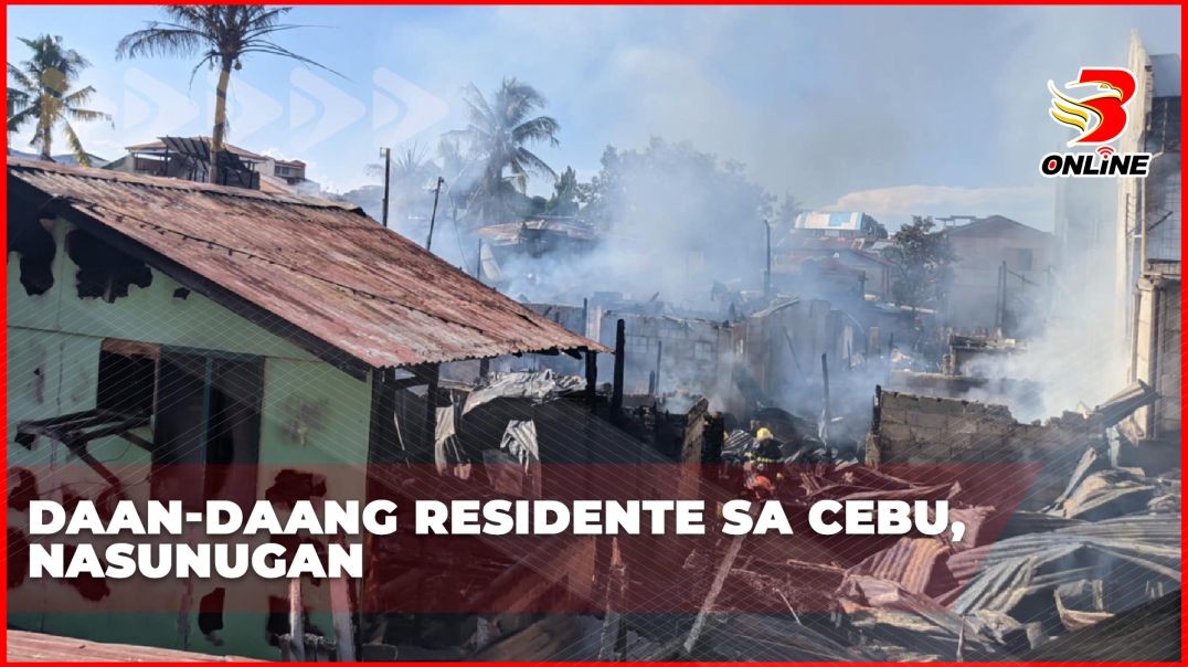 Daan-daang residente sa Cebu, nasunugan