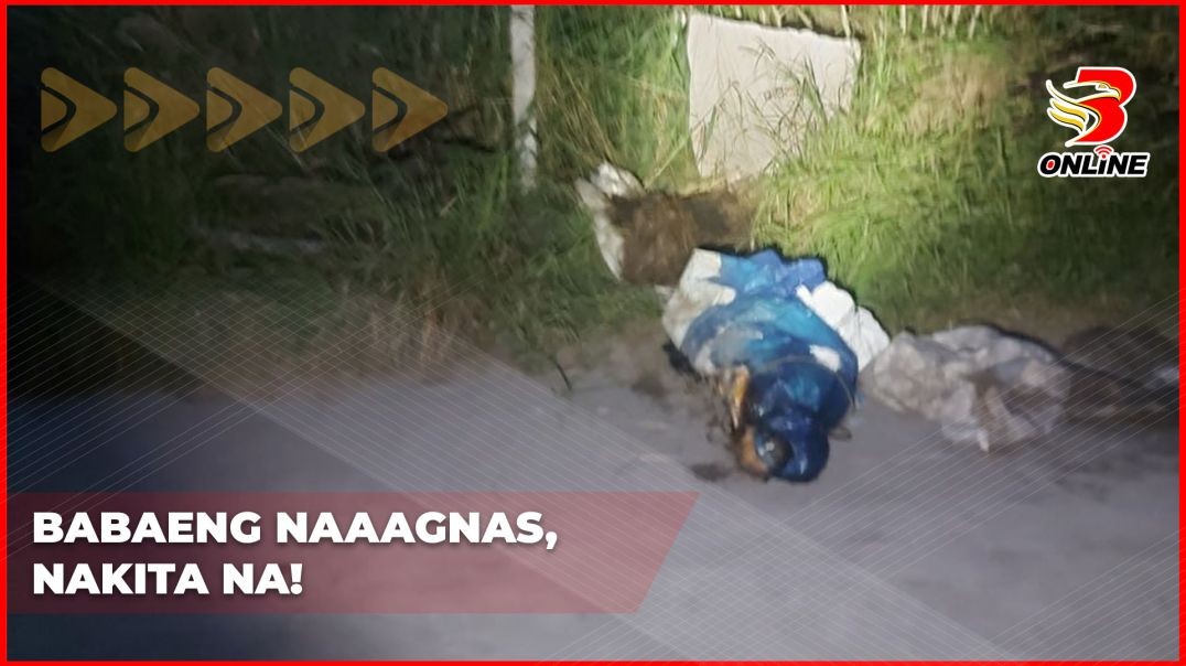 Babaeng naaagnas, nakita na!