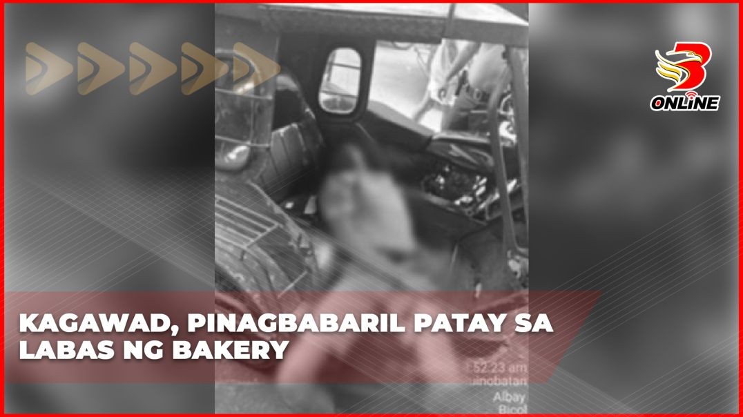 Kagawad, pinagbabaril patay sa labas ng bakery