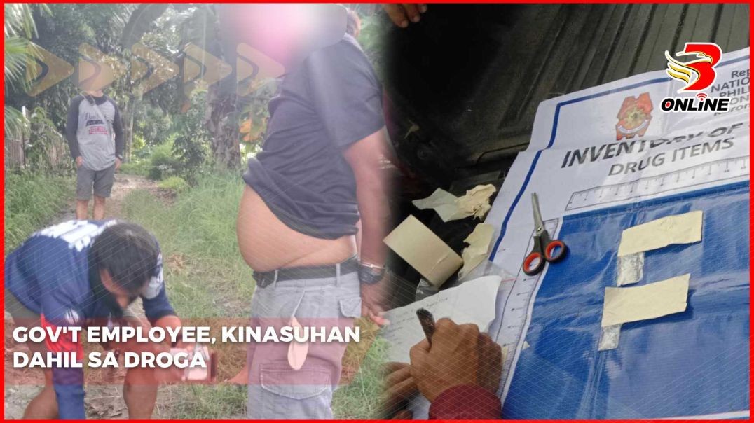 Gov't Employee, kinasuhan dahil sa droga!