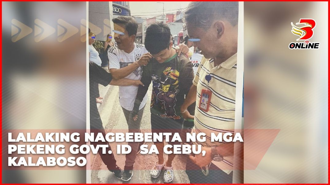 Lalaking nagbebenta ng mga pekeng govt