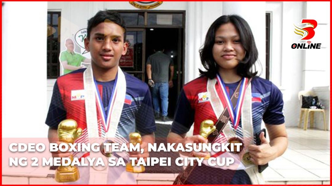 CdeO boxing team, nakasungkit ng 2 medalya sa Taipei City Cup