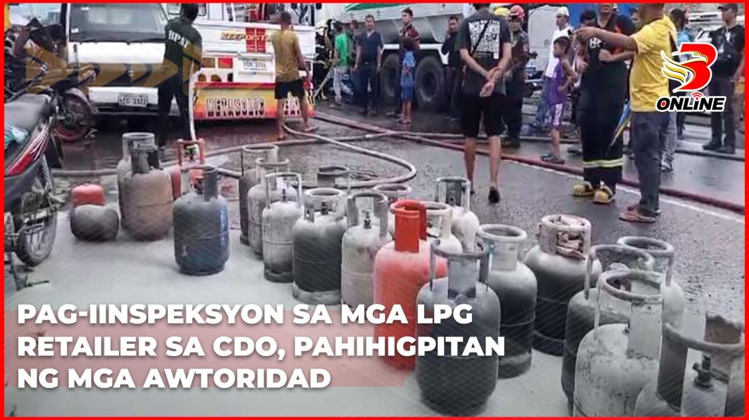 ⁣LPG retailer station, nasunog