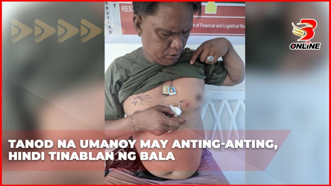 Tanod na umanoy may anting-anting, hindi tinablan ng bala
