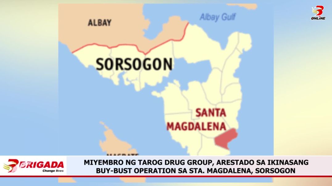 Miyembro ng Tarog Drug Group, Arestado sa Ikinasang Buy-Bust Operation sa Sta. Magdalena, Sorsogon