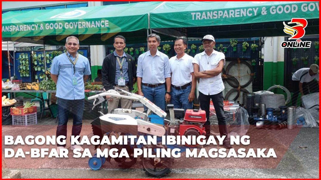 ⁣Bagong kagamitan ibinigay ng DA-BFAR sa mga piling magsasaka