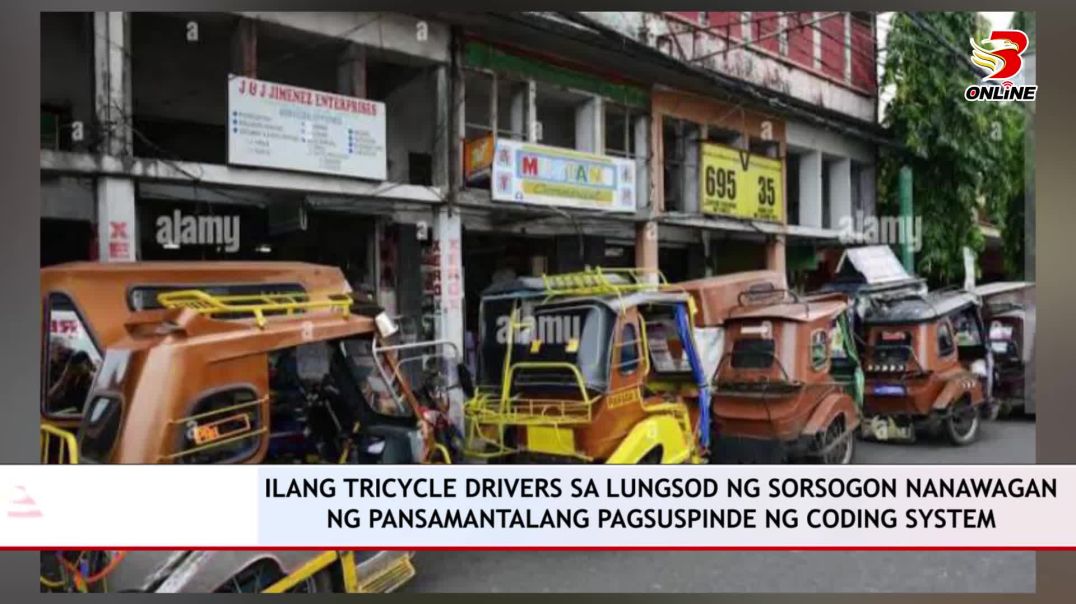Ilang tricycle drivers sa lungsod ng Sorsogon nanawagan ng pansamantalang pagsuspinde ng Coding Syst