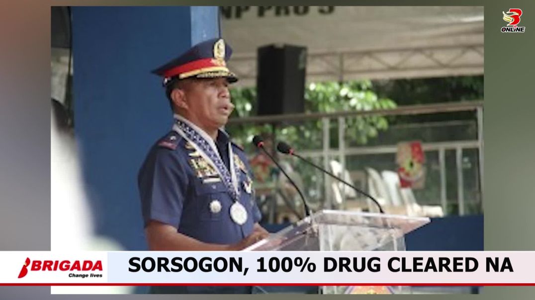 Sorsogon, 100% drug cleared na