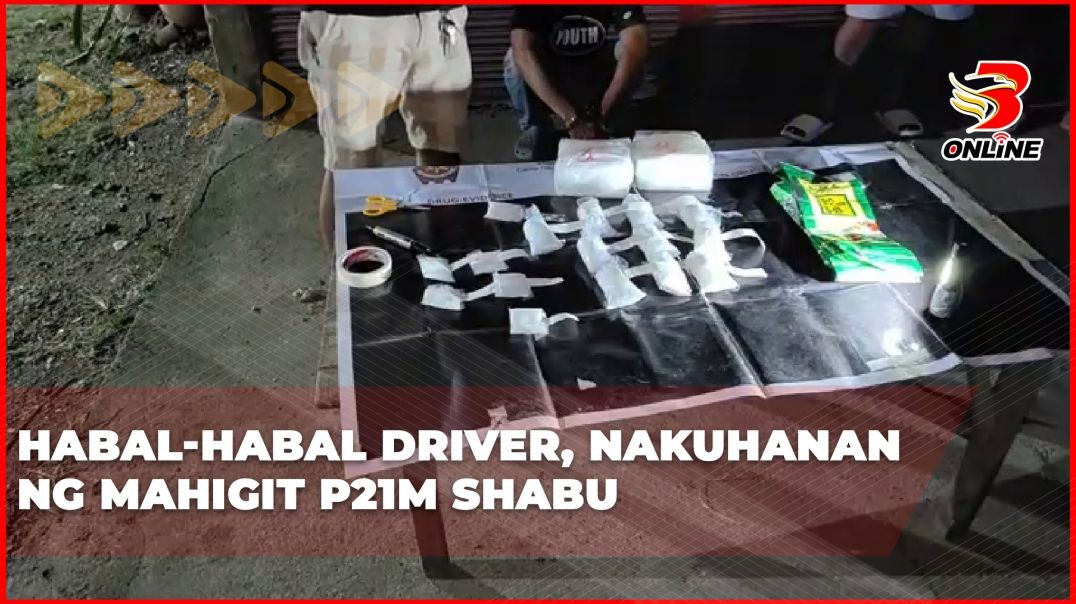 Habal-habal driver, nakuhanan ng mahigit P21M shabu