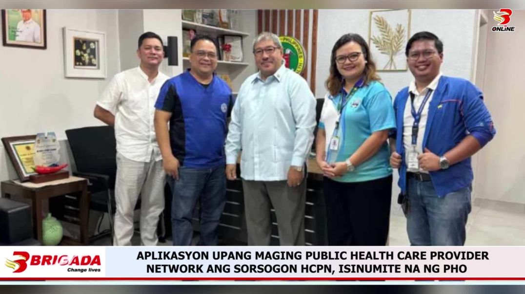 ⁣Aplikasyon upang maging Public Health Care Provider Network ang Sorsogon HCPN, isinumite na ng PHO