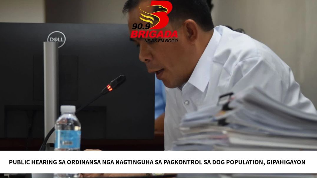 PUBLIC HEARING SA ORDINANSA NGA NAGTINGUHA SA PAGKONTROL SA DOG POPULATION, GIPAHIGAYON