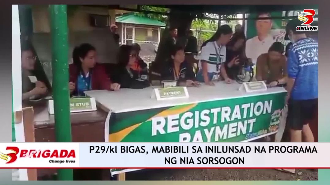 P29/kl bigas, mabibili sa inilunsad na programa ng NIA Sorsogon