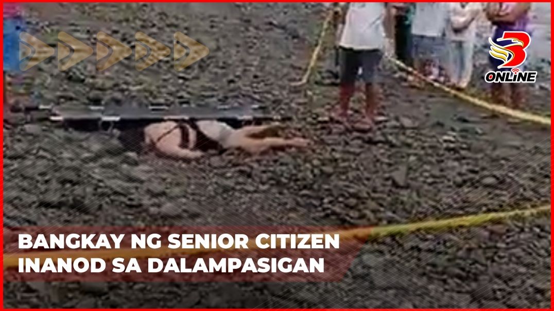 Bangkay ng senior citizen inanod sa dalampasigan