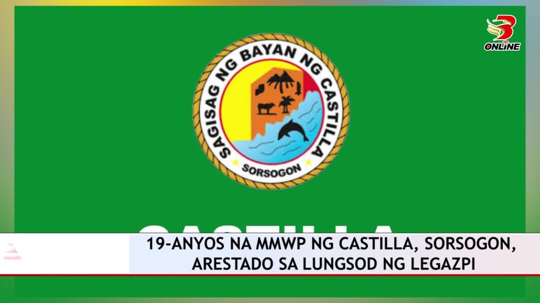 19-anyos na MMWP ng Castilla, Sorsogon, arestado sa lungsod ng Legazpi
