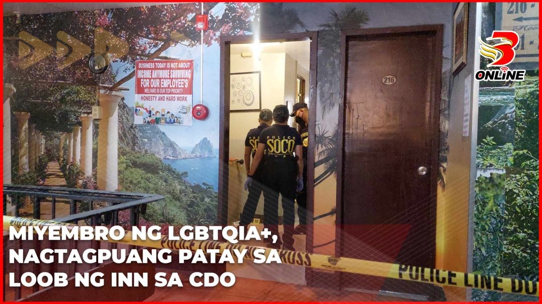 Miyembro ng LGBTQIA+, natagpuang patay sa loob ng Inn sa CDO