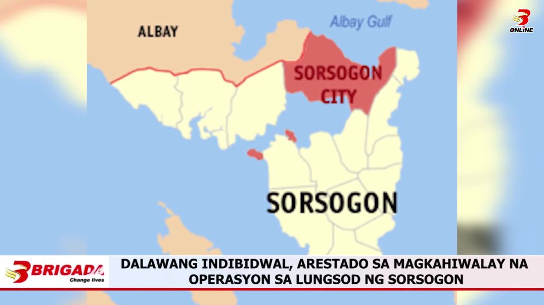 Dalawang indibidwal, arestado sa magkahiwalay na operasyon sa lungsod ng Sorsogon