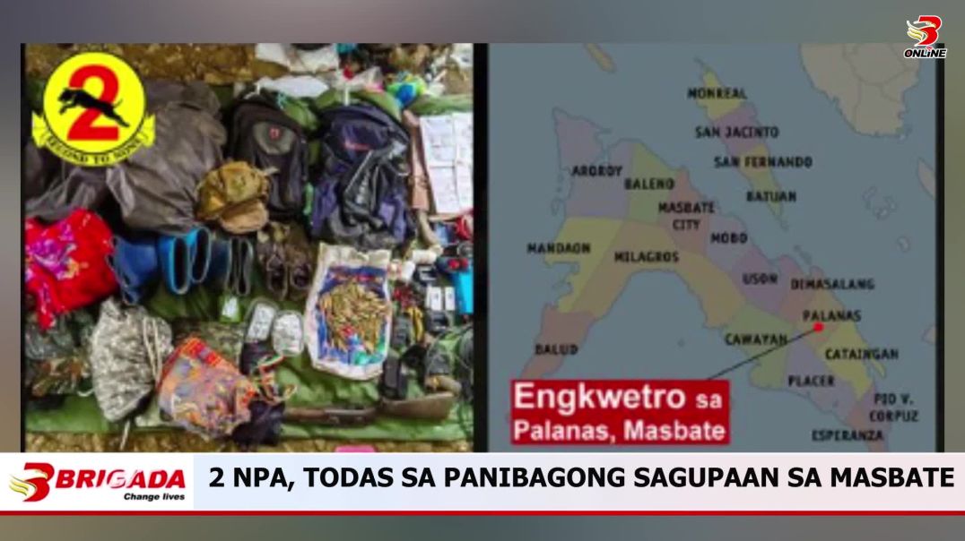 2 NPA, todas sa panibagong sagupaan sa Masbate