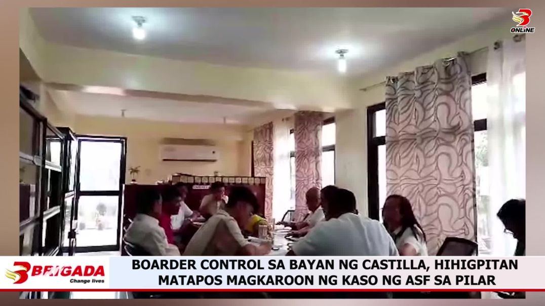 Boarder control sa bayan ng Castilla, hihigpitan matapos magkaroon ng kaso ng ASF sa Pilar