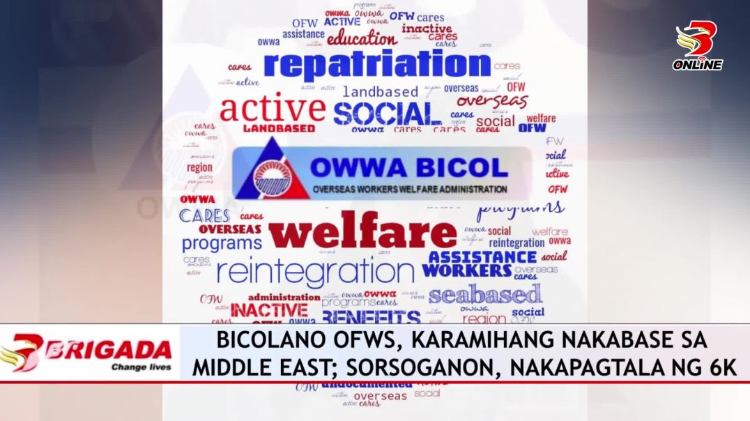 Bicolano OFWs, karamihang nakabase sa Middle East; Sorsoganon, nakapagtala ng 6K