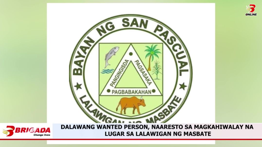 Dalawang wanted person, naaresto sa magkahiwalay na lugar sa lalawigan ng Masbate