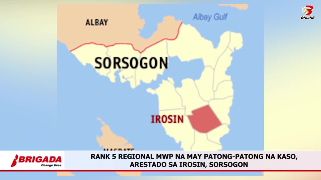 ⁣RANK 5 REGIONAL MWP NA MAY PATONG-PATONG NA KASO, ARESTADO SA IROSIN, SORSOGON