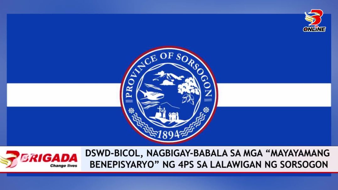 DSWD-Bicol, nagbigay-babala sa itinuturing na mga “Mayayamang Benepisyaryo” ng 4PS sa lalawigan ng S