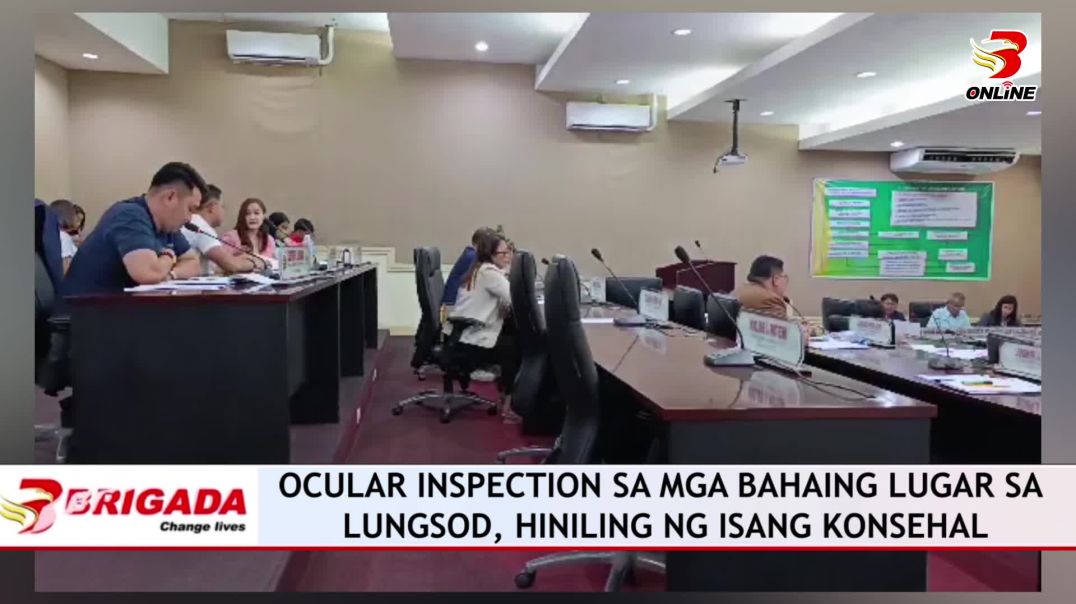 Ocular Inspection sa mga Bahaing Lugar sa Lungsod, Hiniling ng Isang Konsehal