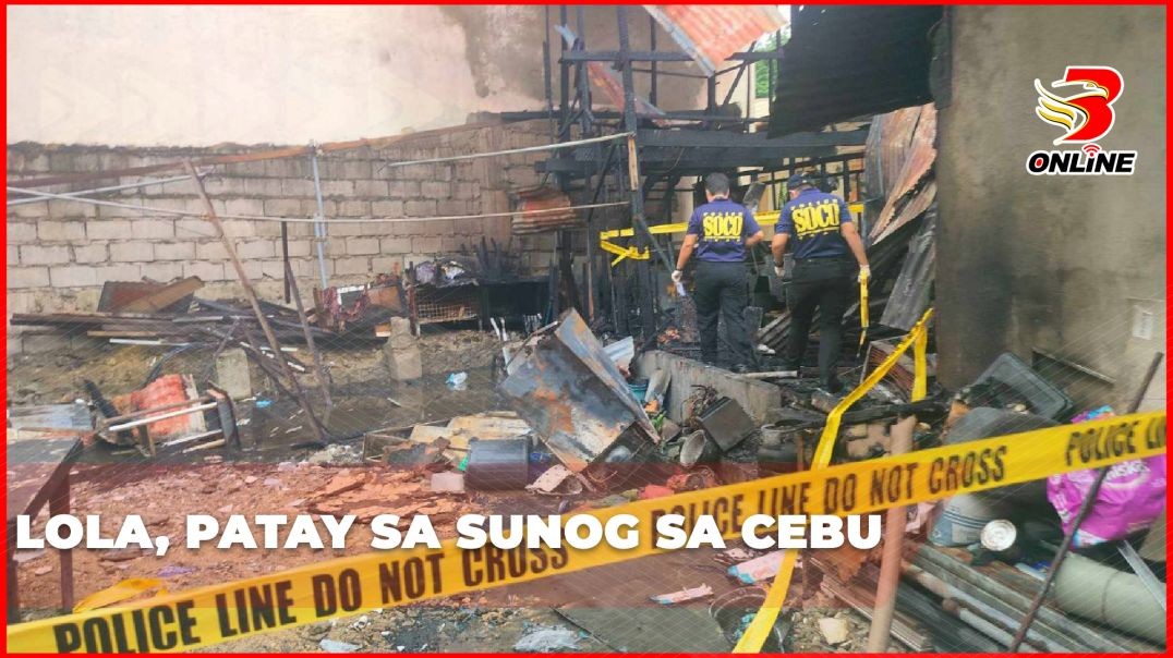 Lola, patay sa sunog sa Cebu