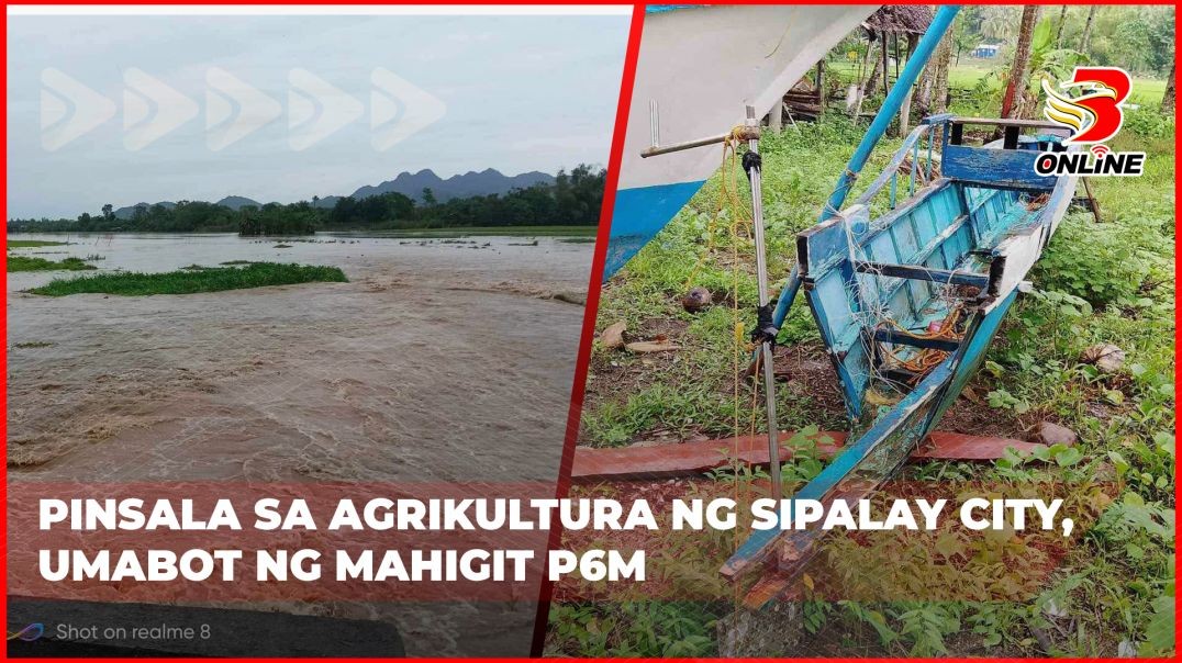 Pinsala sa agrikultura ng Sipalay City, umabot ng mahigit P6M