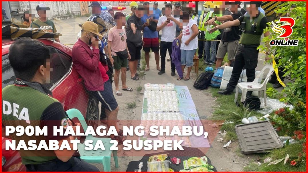 P90M halaga ng shabu, nasabat sa 2 suspek