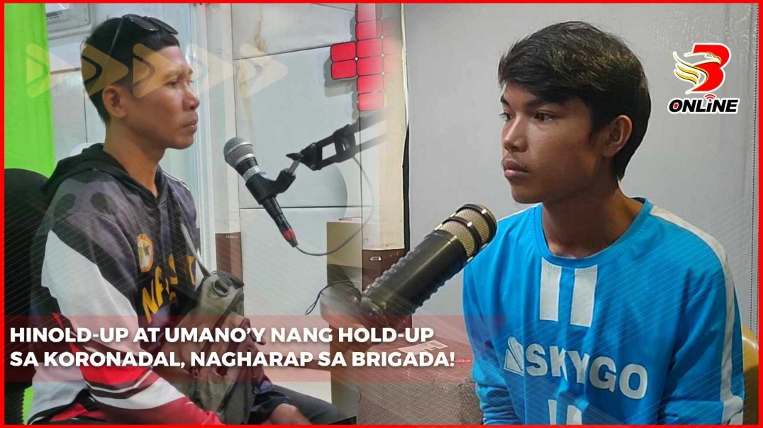 ⁣Hinold-up at umano’y nang hold-up sa Koronadal, nagharap sa Brigada!