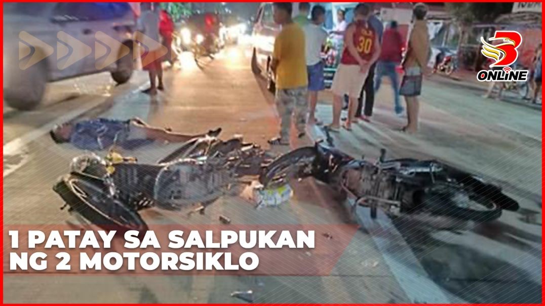 1 patay sa salpukan ng 2 motorsiklo