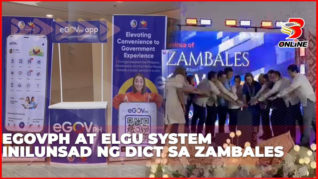 eGOVPH at eLGU system inilunsad ng DICT sa Zambales