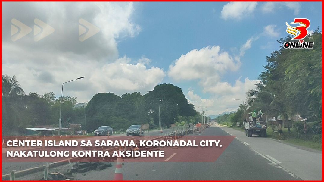 Center Island sa Saravia, Koronadal City, nakatulong kontra aksidente